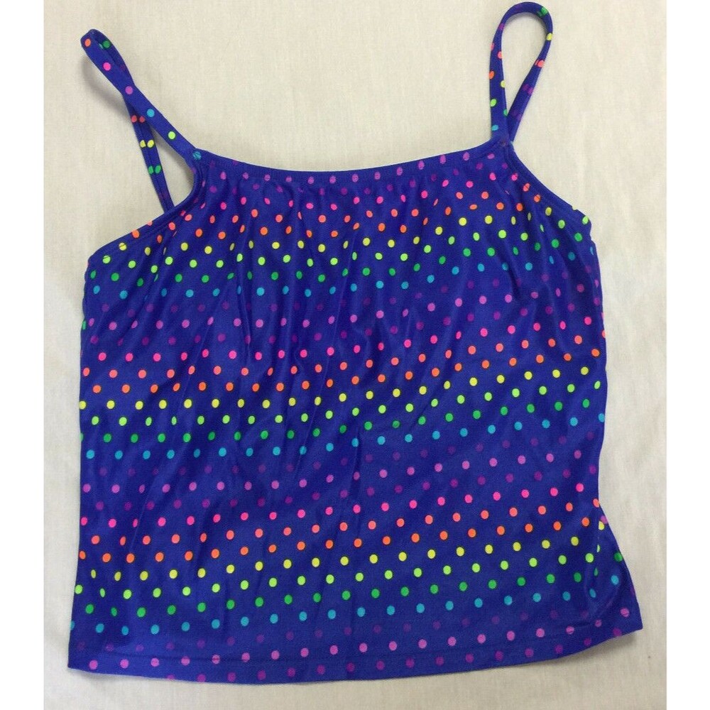 KATHY IRELAND WOMENS SWIM TANKINI TOP SIZE 12